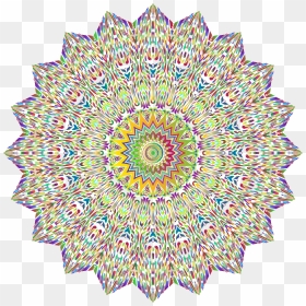 Psychedelic Mandala No Background Clip Arts - Gluten Free Green Symbol, HD Png Download - starburst background png