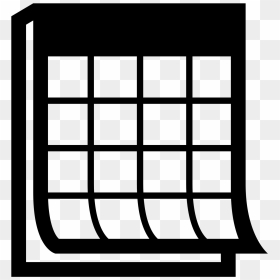 File Noun Project Svg - Clip Art Calendar Icon, HD Png Download - empty calendar png