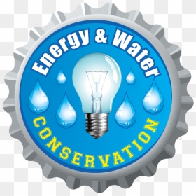 Electric & Water Conservation Tips - 7g Distributing, HD Png Download - save water logo png