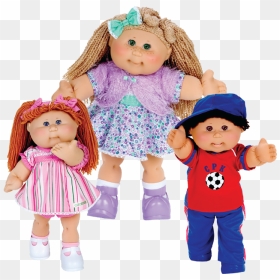 The Little People And Cabbage Patch Kids Celebrate - Cabbage Patch Doll Png, Transparent Png - sour patch kids png