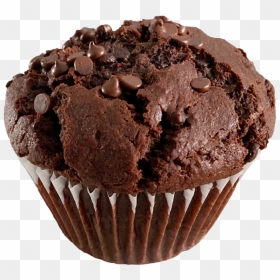 Double Chocolate Chip Muffin, HD Png Download - muffin png