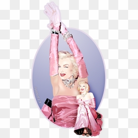 Marilyn Monroe Pink Dress, HD Png Download - marilyn monroe png