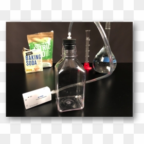 Glass Bottle, HD Png Download - baking soda png