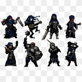 Darkest Dungeon Characters Lineup , Png Download - Darkest Dungeon Character Models, Transparent Png - darkest dungeon png