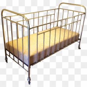 Crib Drawing Mission Style - Vintage Baby Crib Png, Transparent Png - cot png