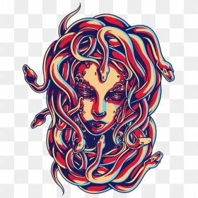 Medusa Greeting Cards, HD Png Download - medusa png
