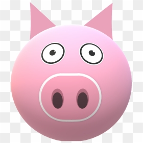 Domestic Pig, HD Png Download - pig nose png