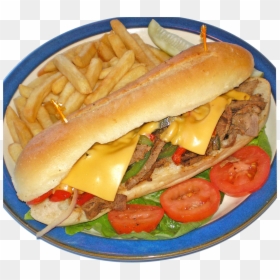 Chicago-style Hot Dog, HD Png Download - philly cheese steak png