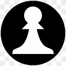 Chess Piece Icon White, HD Png Download - pen circle png
