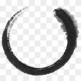 Black Circle Paint Png, Transparent Png - pen circle png