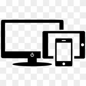 Mobile Laptop Tablet Icon Png, Transparent Png - broken record png