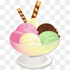 Ice Cream Sundae Clipart, HD Png Download - desserts png