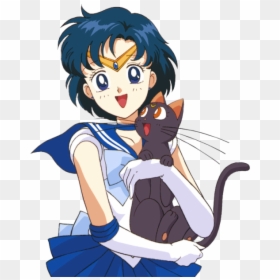 Sailor Mercury And Luna, HD Png Download - sailor mercury png