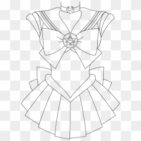 Anime Sailor Moon Line Art, HD Png Download - sailor mercury png