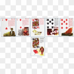 Gypsy Witch Fortune Playing Cards 18, HD Png Download - queen of hearts card png