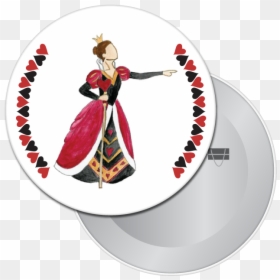 The Mad Hatter, HD Png Download - queen of hearts card png