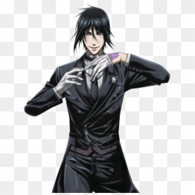 Sebastian Michaelis Png, Transparent Png - black butler png