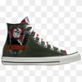 Converse Suicide Squad Shoes, HD Png Download - deadshot png