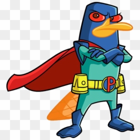 Phineas And Ferb Perry Marvel, HD Png Download - perry the platypus png