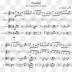 Ocean Man Trumpet Sheet Music, HD Png Download - black butler png