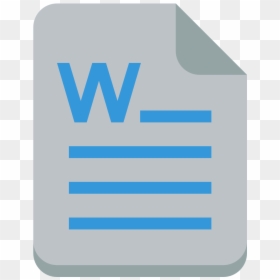 Word File Icon, HD Png Download - notepad icon png