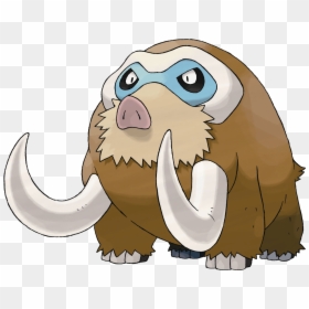 Pokemon Mamoswine, HD Png Download - poliwrath png