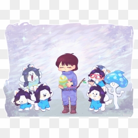 Undertale Temmie And Egg, HD Png Download - temmie png