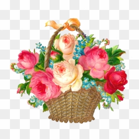 Flowers In A Teapot Clipart, HD Png Download - garden flowers png