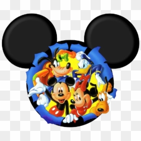Mickey Ears With Characters, HD Png Download - mouse ears png