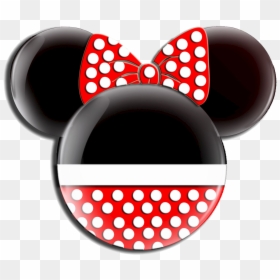Minnie Mouse Logo Red, HD Png Download - mouse ears png