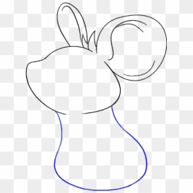 Line Art, HD Png Download - mouse ears png