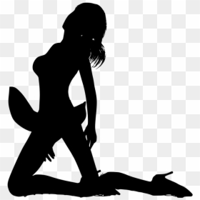Silhouette, HD Png Download - sexy girl silhouette png