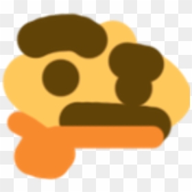 Thinking Face Emoji Meme, HD Png Download - hmm emoji png