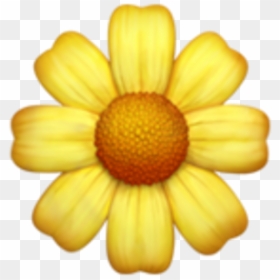 Yellow Flower Emoji, HD Png Download - plant emoji png