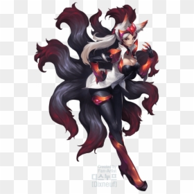 Challenger Ahri Fan Art, HD Png Download - rengar png