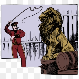 Lion With Ring Master, HD Png Download - ringmaster png