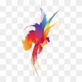 Colorful Splash, HD Png Download - colorful splatter png
