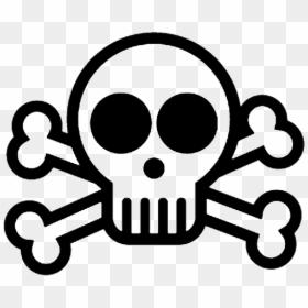Skull And Crossbones To Draw, HD Png Download - pokeball .png