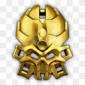Lego Bionicle Golden Mask, HD Png Download - skull mask png