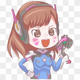 Mei Dva And Mercy, HD Png Download - overwatch d.va png
