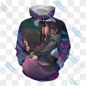 Arrow And Flash Hoodie, HD Png Download - overwatch d.va png