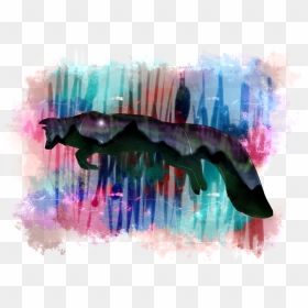 Pastels Drawing Northern Lights - Mane, HD Png Download - northern lights png