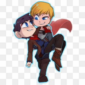 Tags Merlin, Arthur, Merthur, Pendragon, Arlin, Chibi - Merlin Chibi, HD Png Download - arthur png