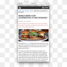 Bun, HD Png Download - hamburger menu icon png