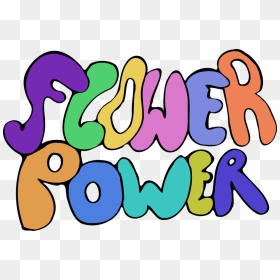Flower Power - Flower Child Hippie Clip Art, HD Png Download - hippie png