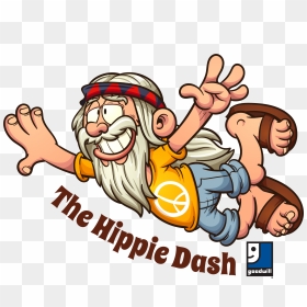 Flying Hippie, HD Png Download - hippie png