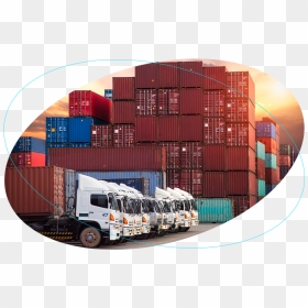 Cold Supply Chain Rfid, HD Png Download - container truck png