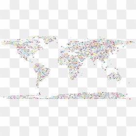 Text,line,area, HD Png Download - globe clipart png