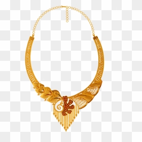 Chandra Jewellers 22kt Yellow Gold Necklace For Women - Pc Chandra Jewellers Necklace, HD Png Download - indian gold jewellery necklace sets png