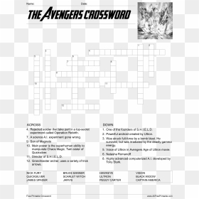 Crucigrama De Los Vengadores , Png Download - Avengers, Transparent Png - energy blast png